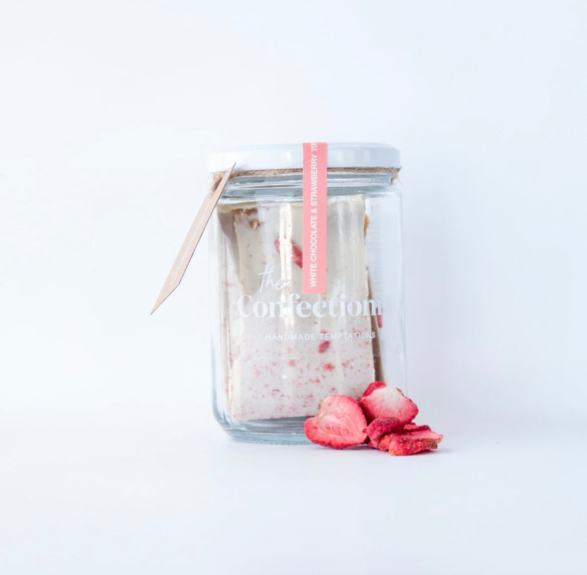 White Chocolate & Strawberries Toffee| 200g Jar